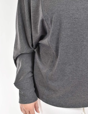 Blusa Roman Fashion manga larga para mujer