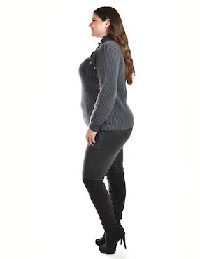 Suéter Roman Fashion cuello alto para mujer
