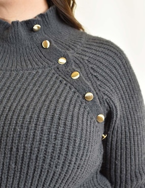 Suéter Roman Fashion cuello alto para mujer