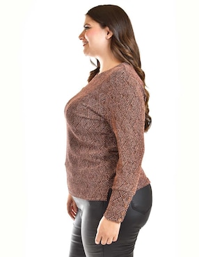 Blusa Roman Fashion manga larga para mujer