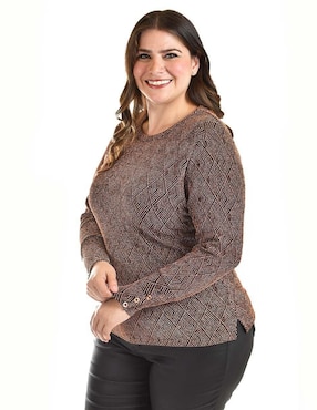 Blusa Roman Fashion manga larga para mujer