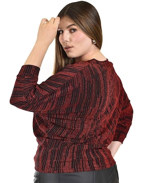 Blusa Roman Fashion manga 3/4 para mujer
