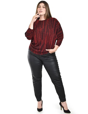 Blusa Roman Fashion manga 3/4 para mujer