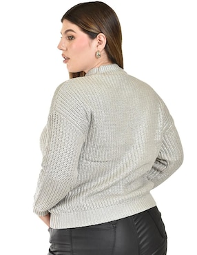 Suéter Roman Fashion cuello redondo para mujer