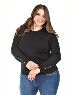 Suéter Roman Fashion cuello redondo para mujer