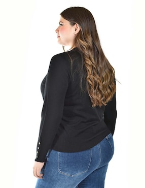 Suéter Roman Fashion cuello redondo para mujer