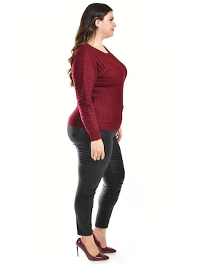 Suéter Roman Fashion cuello redondo para mujer