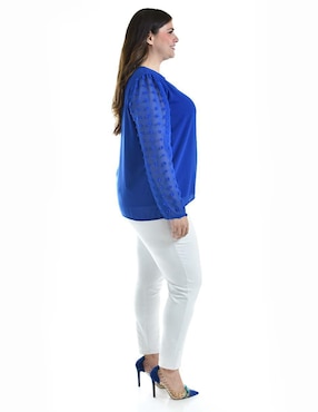 Blusa Roman Fashion manga larga para mujer
