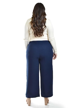 Pantalón acampanado Roman Fashion regular para mujer