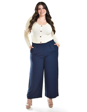 Pantalón acampanado Roman Fashion regular para mujer