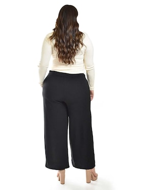 Pantalón acampanado Roman Fashion regular para mujer
