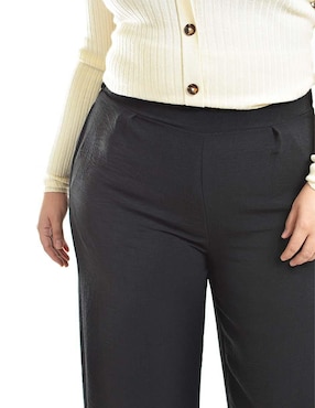 Pantalón acampanado Roman Fashion regular para mujer