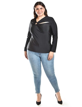 Blusa Roman Fashion manga larga para mujer