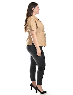 Blusa Roman Fashion manga corta para mujer