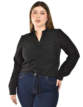 Blusa Roman Fashion manga larga para mujer