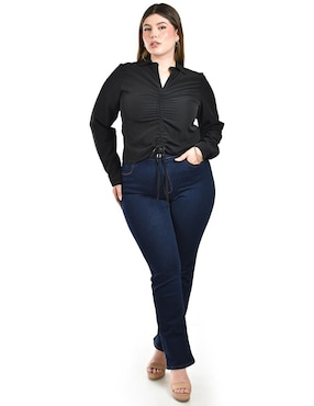 Blusa Roman Fashion manga larga para mujer