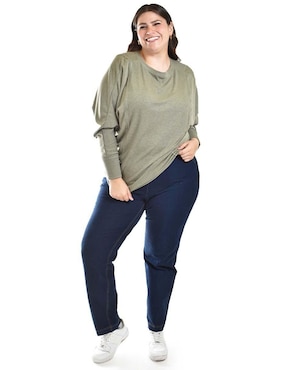 Blusa Roman Fashion manga larga para mujer