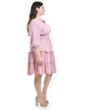 Vestido a la rodilla casual Roman Fashion para mujer