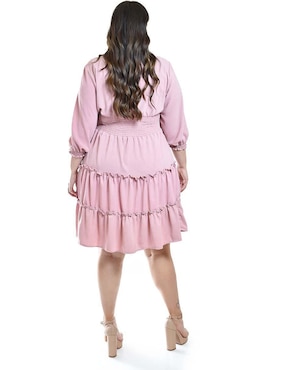 Vestido a la rodilla casual Roman Fashion para mujer
