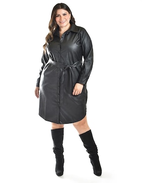 Vestido arriba de la rodilla casual Roman Fashion para mujer