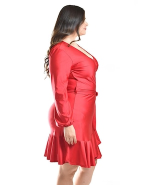 Vestido corto de fiesta Roman Fashion escote V