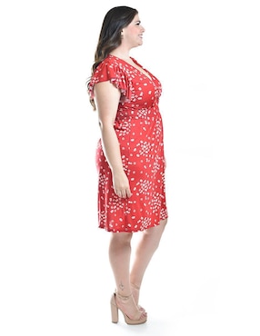 Vestido arriba de la rodilla casual Roman Fashion para mujer