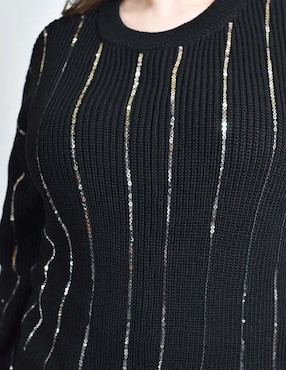 Suéter Roman Fashion cuello redondo para mujer