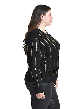 Suéter Roman Fashion cuello redondo para mujer