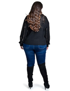 Suéter Roman Fashion cuello redondo para mujer