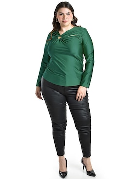 Blusa Roman Fashion manga larga para mujer