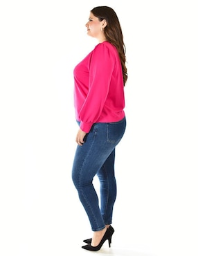 Blusa Roman Fashion manga larga para mujer
