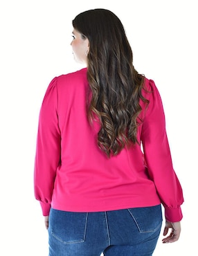 Blusa Roman Fashion manga larga para mujer