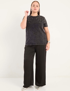 Pantalón relaxed The Pattern amplio para mujer