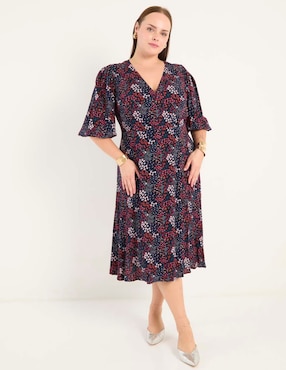Vestido midi casual The Pattern para mujer