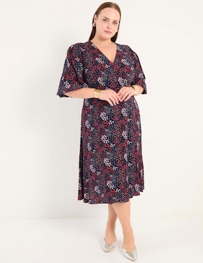 Vestido midi casual The Pattern para mujer