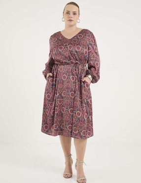 Vestido midi casual The Pattern para mujer