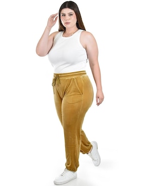 Pants regular Roman Fashion con elástico para mujer