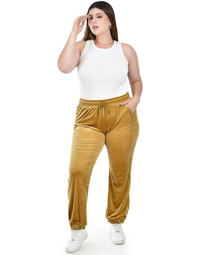 Pants regular Roman Fashion con elástico para mujer