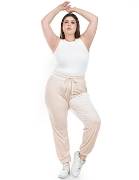 Pants regular Roman Fashion con elástico para mujer