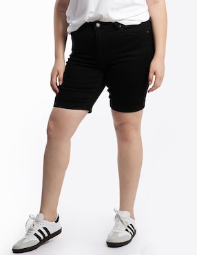 Bermuda Roman Fashion de mezclilla para mujer