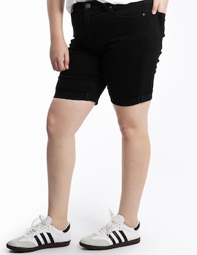 Bermuda Roman Fashion de mezclilla para mujer