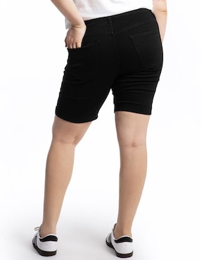 Bermuda Roman Fashion de mezclilla para mujer