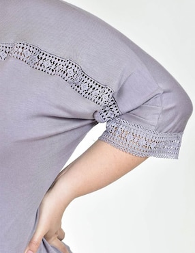 Blusa Roman Fashion manga 3/4 para mujer