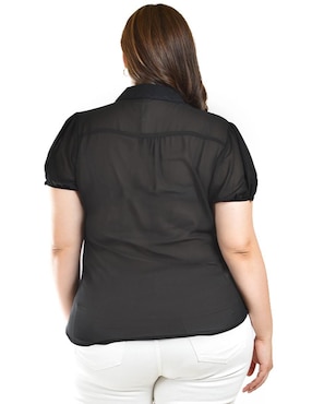 Blusa Roman Fashion manga corta para mujer