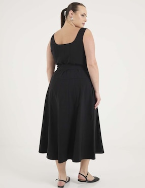 Vestido crop casual Map para mujer