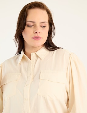 Blusa Map manga larga para mujer