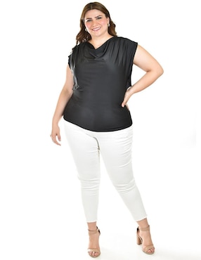 Blusa Roman Fashion manga corta para mujer