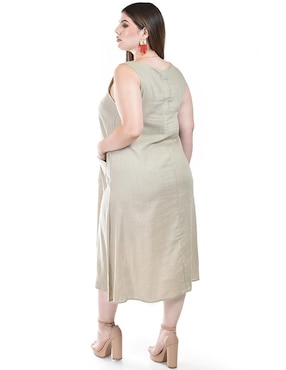 Vestido midi casual Roman Fashion para mujer