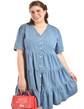 Vestido corto casual Roman Fashion para mujer