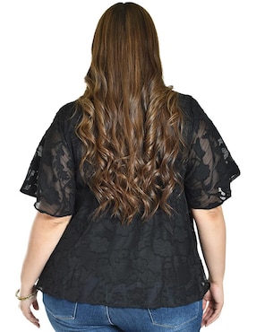 Blusa Roman Fashion manga corta para mujer
